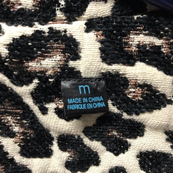 Leopard Thick button up over jacket mid sleeve - Picture 2 of 3